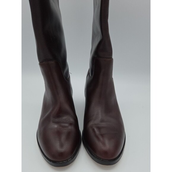 Cole Haan Grand OS Brown Leather Arlington Riding Boots Women's 6.5B tall zip up - Picture 5 of 8